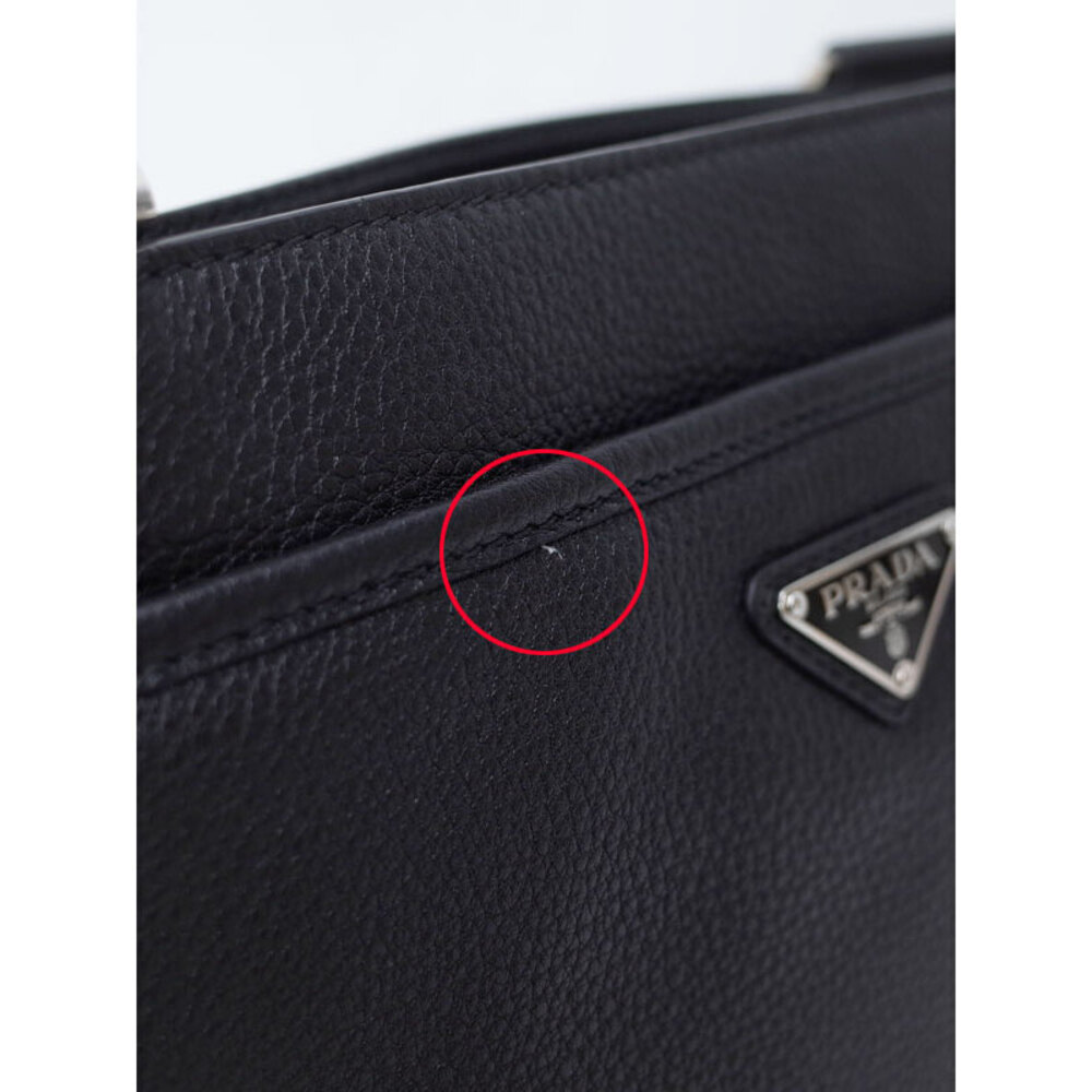 Prada Vitello City Messenger Bag black leather - Picture 4 of 9